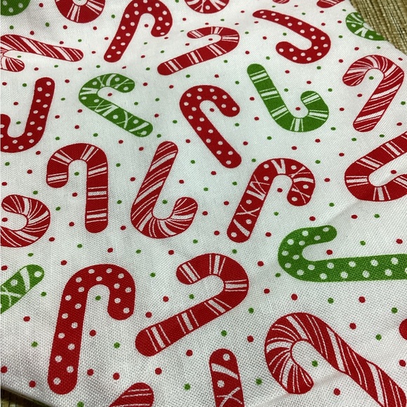 New Handmade Festive Christmas Stockings Set - Red and Green 16” - Picture 3 of 5